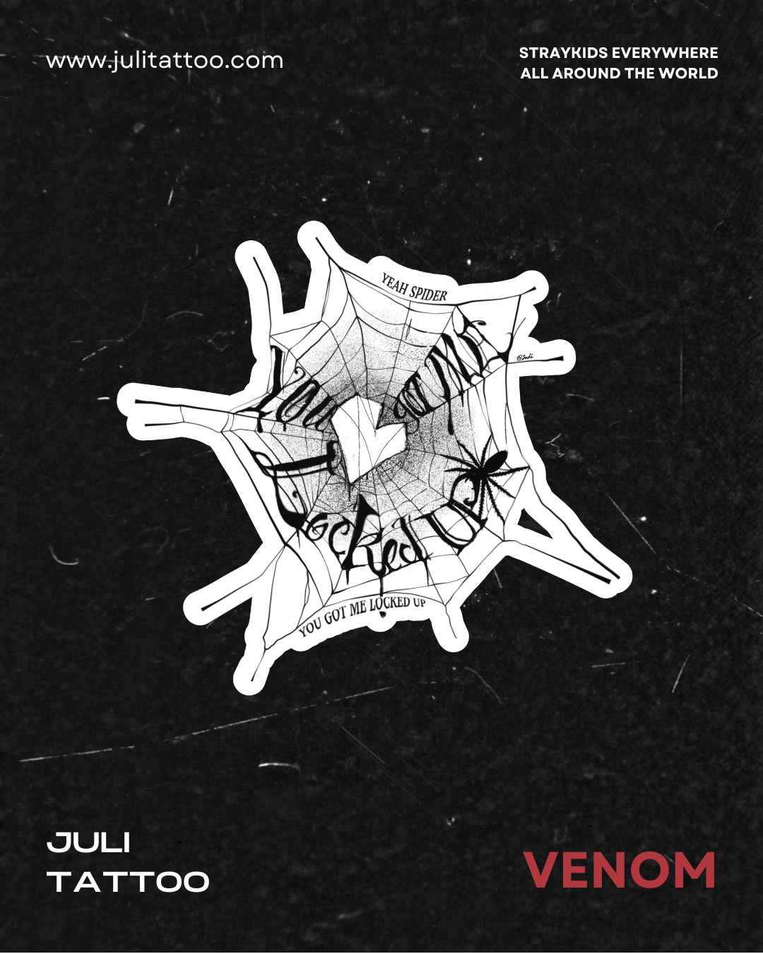 Set #1 | SKZ Songs Inspired Tattoo Stickers | 20cm*15cm